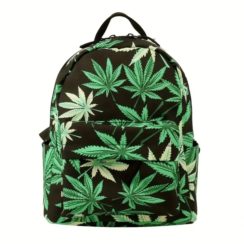 NWT Allover Mary Jane Leaf Patter Mini Bookbag Purse - Picture 1 of 8